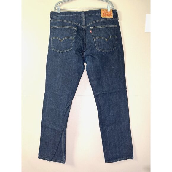 Levi’s 559 Mens 36X34 Dark Wash Denim Jeans Mid Rise Streetwear Classic Everyday - Picture 2 of 7